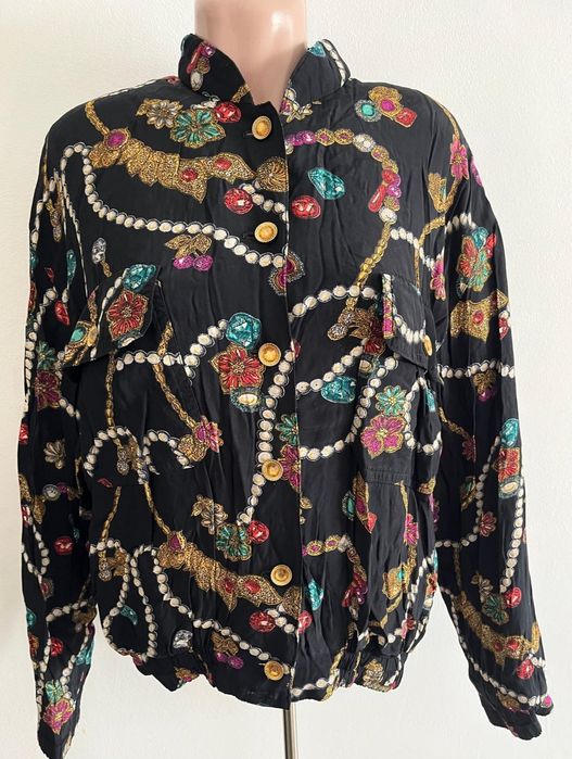 Geaca motive florale