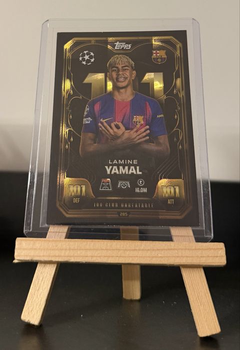 Lamine Yamal #101 – Topps Match Attax Extra 2025/26 – 100 Club Unbeatable