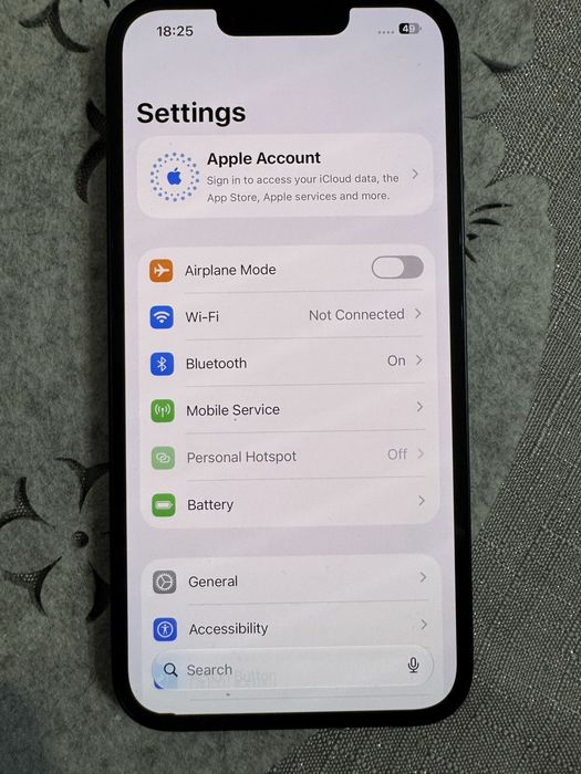 Iphone 16E de 128gb cu mdm , spate fisurat