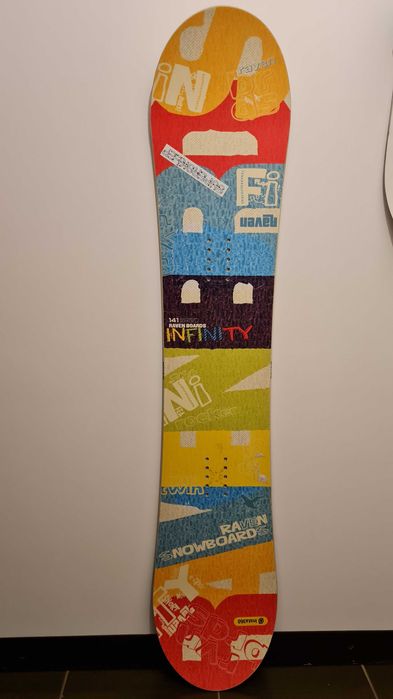 Placa snowboard  fete