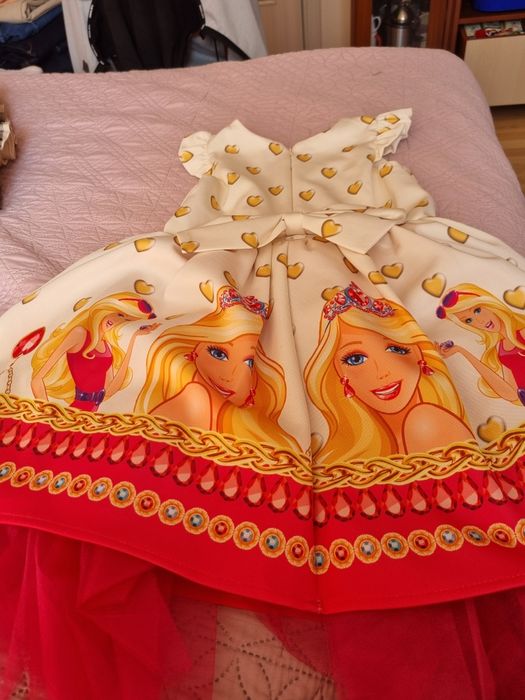 Детска рокля на Барби, размер , размер 9-10 години