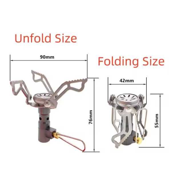 Сгъваем мини газов котлон I Kъмпинг, туризъм, пикник