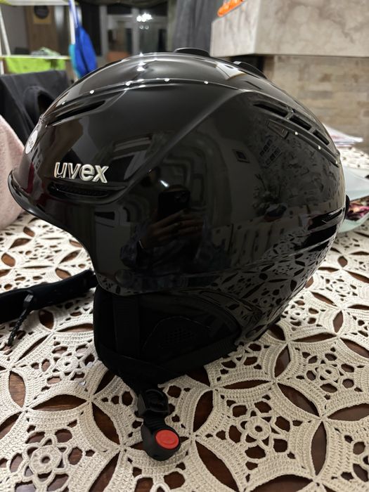 Каска за ски UVEX P1 us Gem WL Schwary