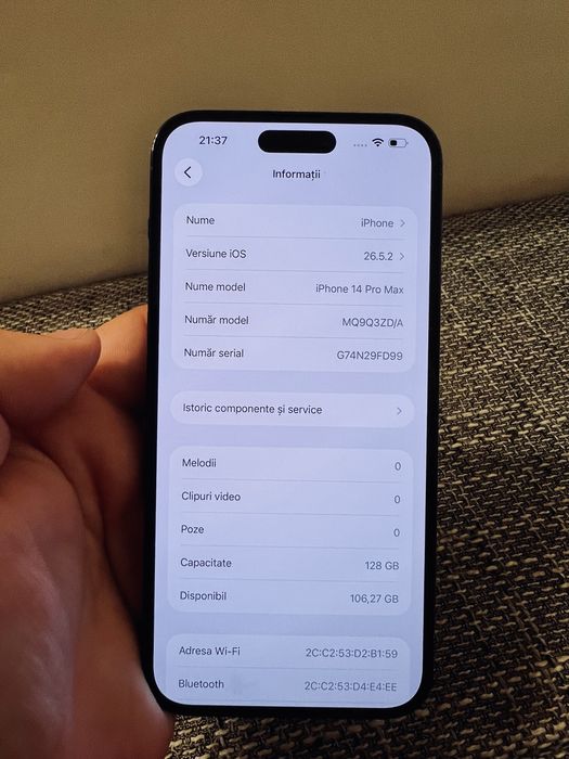 iPhone 14 Pro Max 128 GB Black – Impecabil