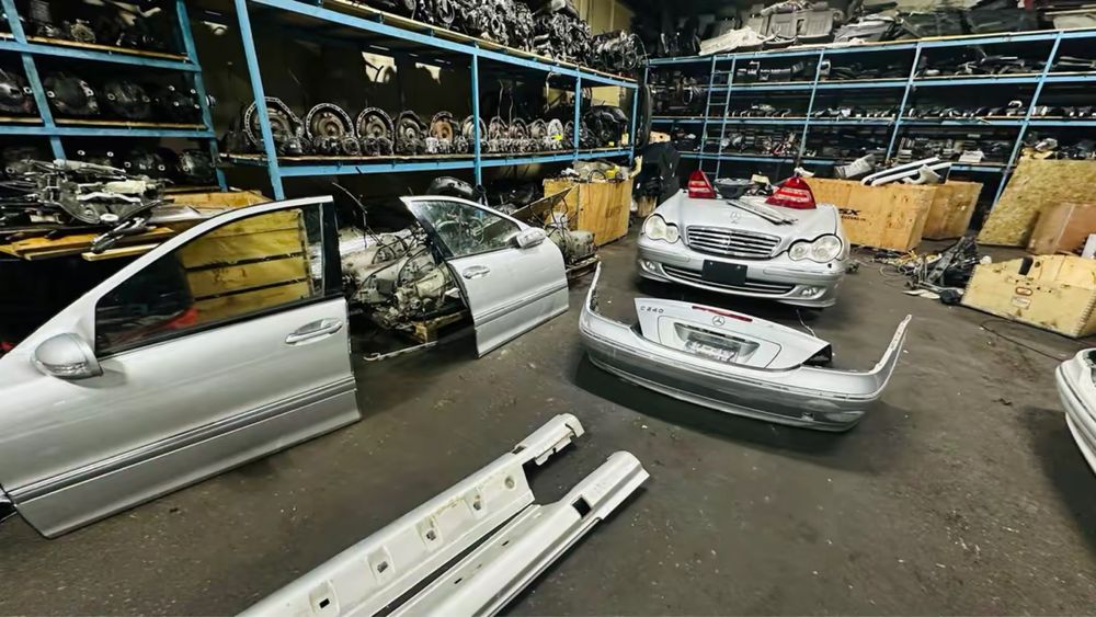 W203 C200 m111 kompressor двигатель акпп авторазбор мерседес бу оригин