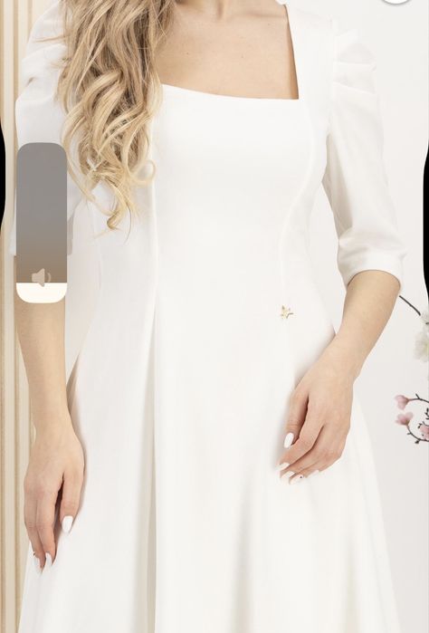 Vand rochie alba, noua cu ericheta