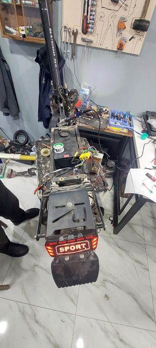 Ремонт элетро мотоцикл и электротранспорта.