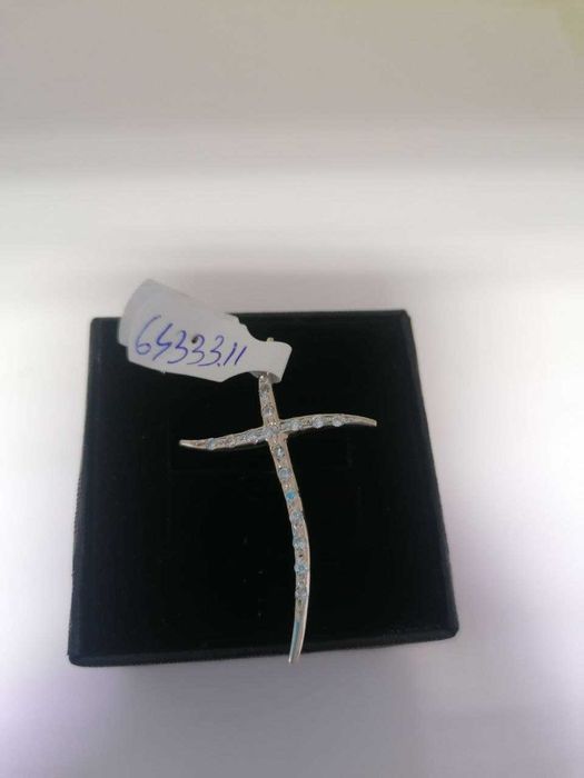 pandantiv aur alb 14k (m2) star amanet