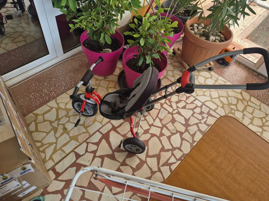 Tricicleta cu maner Puky Premium copii