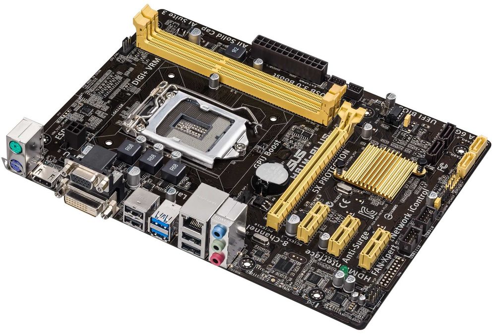 Дъно Дънна платка Asus H81M-PLUS LGA 1150 DDR3 до 16gb DDR3