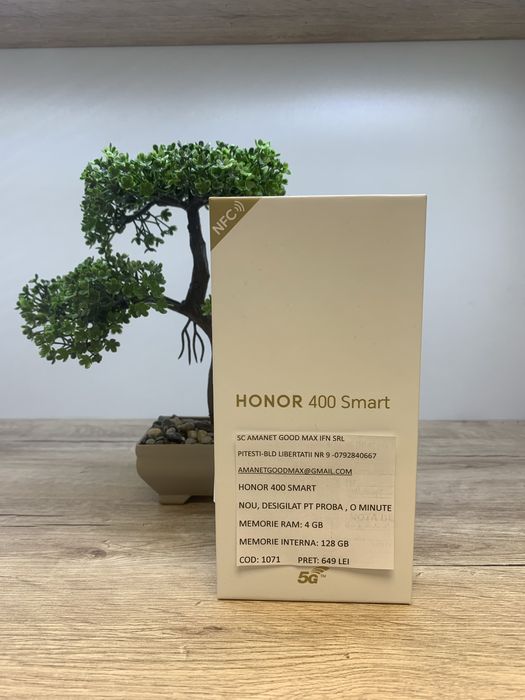 Honor 400 smart nou, 0 minute