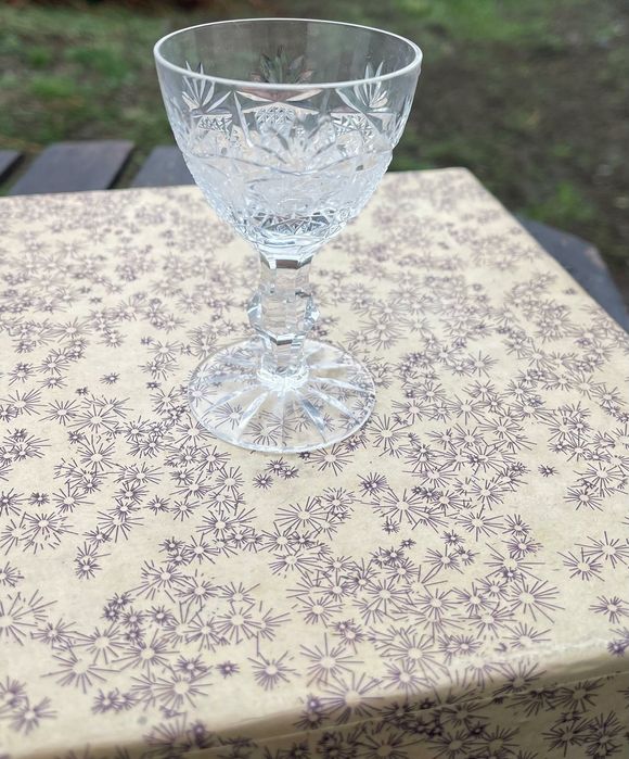 Vând set de 6 pahare din cristal Bohemian