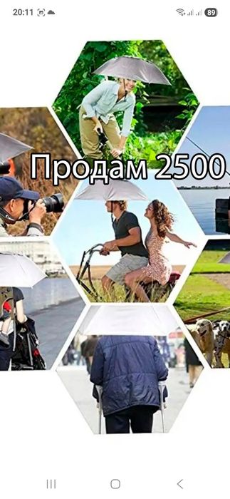 Продам новый зонт-шляпа