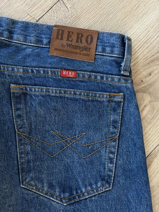 Blugi WRANGLER Hero Albastru Barbati | Marime 33 x 32 (Talie 88 cm)