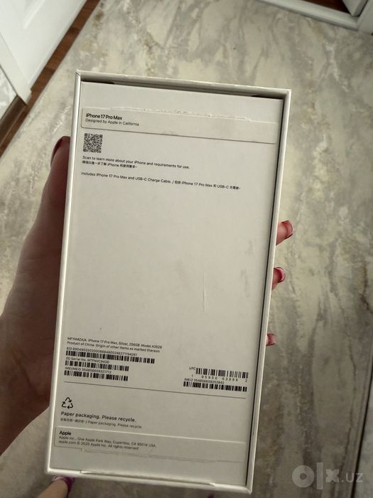 Iphone 17 pro max silver