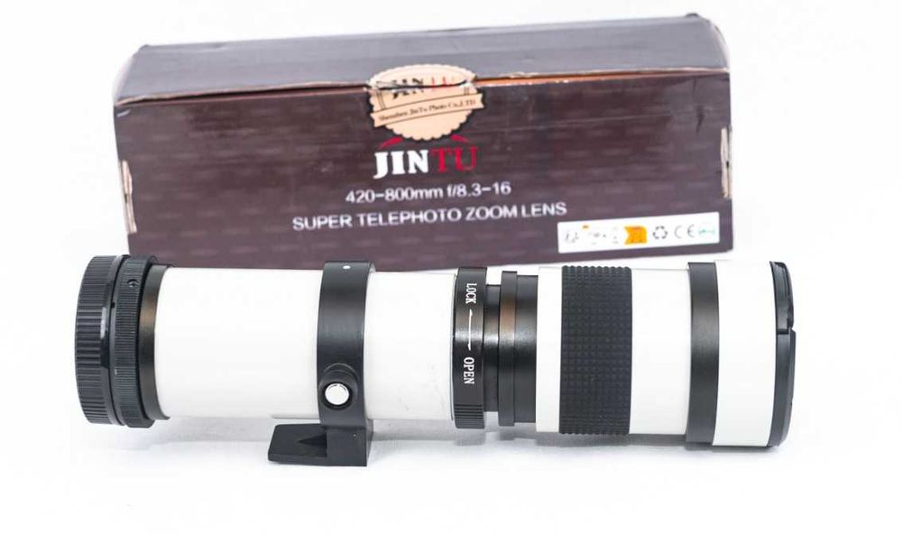 JinTu 420-800mm f8.3-16 - pentru montura Canon EF - MANUAL