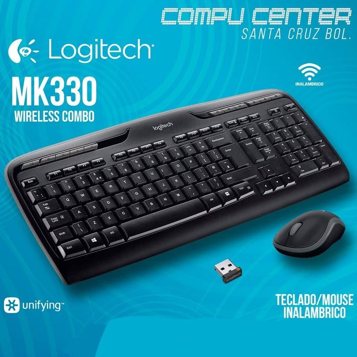 Русская Заводская Раскладка! Logitech mk330 Клавиатура и мышка/мышь