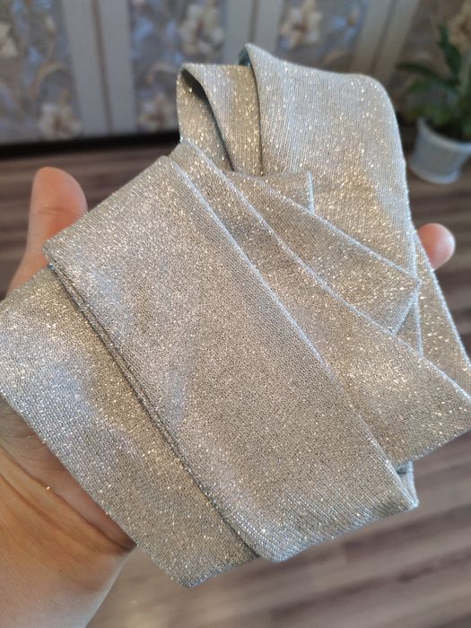 Платье вечернее блестящее серебро