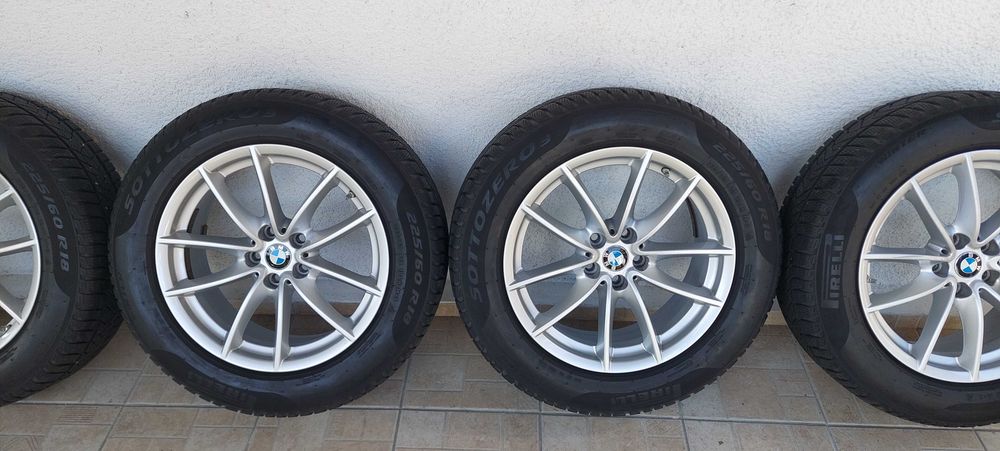 Jante cu anvelope de 18 inch Originale BMW X3 G01, X4 G02, 225/60R18