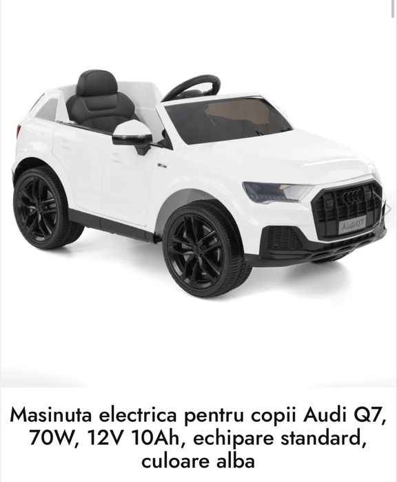 Masinuta electrica pentru copii Audi Q7, 70W