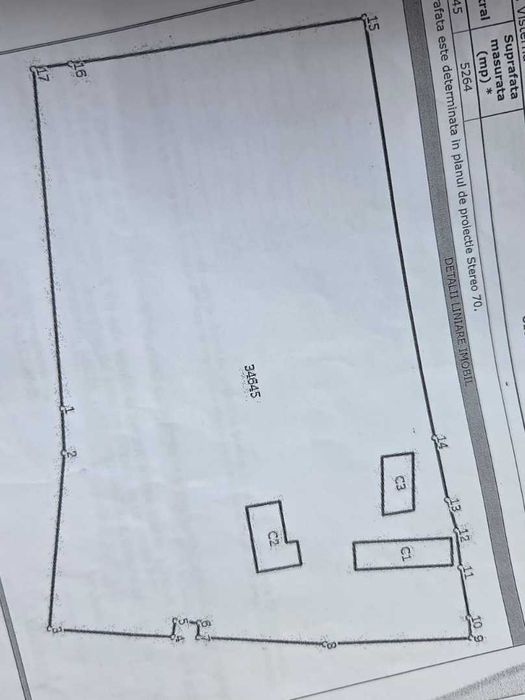 Casă de vânzare cu teren 5.264 mp, Sat. Visterna, Jud Tulcea (7,6 Euro / mp)