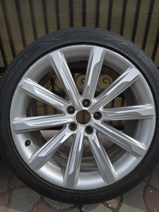 Vand jante audi r19 5x112 8.5j et 32 cu anvelope nokian dot 2024