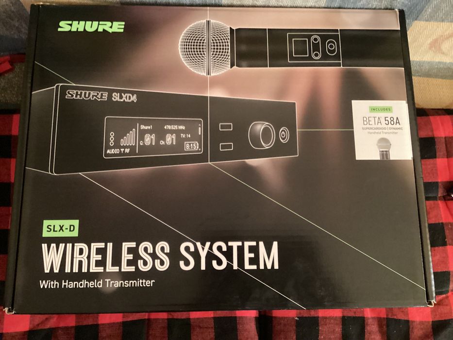 Microfon original shure slxd capsulă beta 58