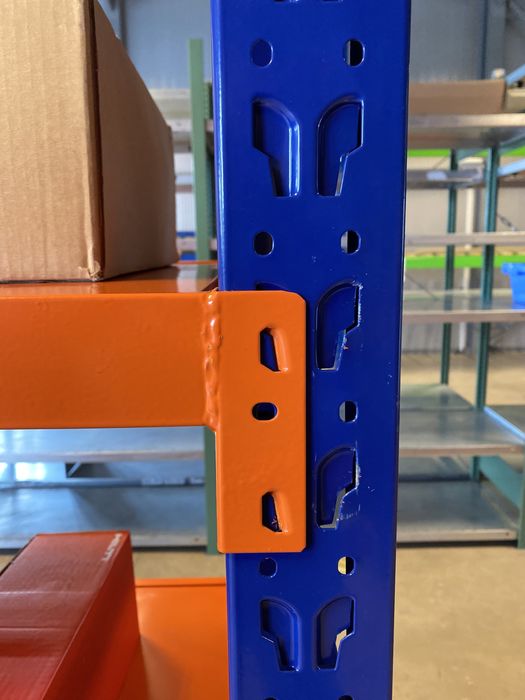 Стелаж за средно тежки товари Промо СИВИ и ОРАНЖЕВИ ..