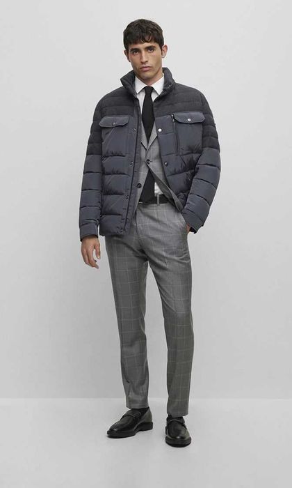 BOSS мужская зимняя куртка РАЗМЕР 54