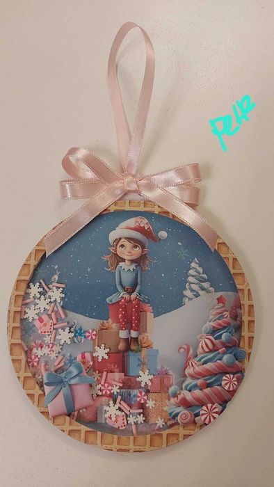 Коледни шейкър картички и картички за декорация, ръчно изработени