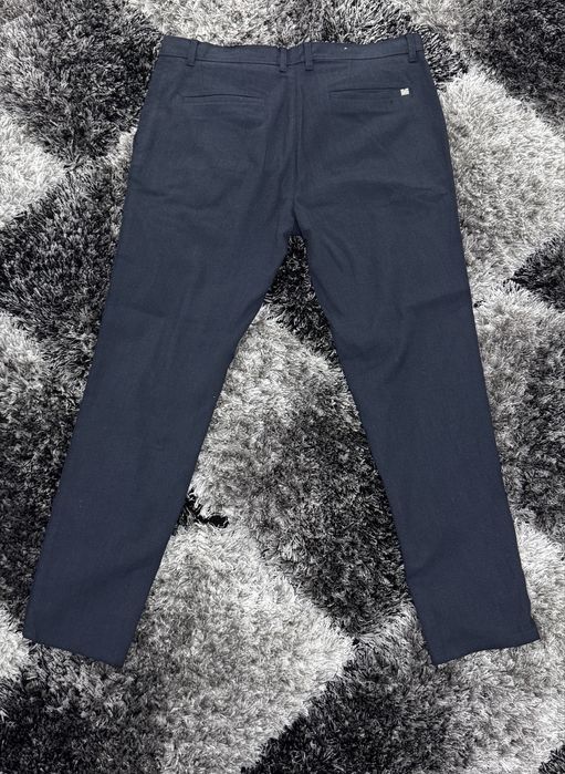 2 Pantaloni Zara barbati albastru inchis