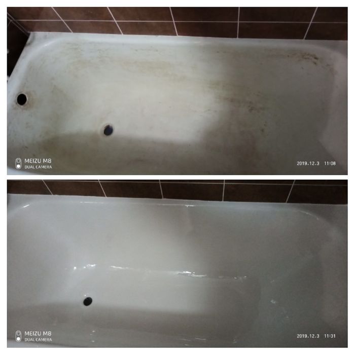 Реставрация ванн. От 25.000