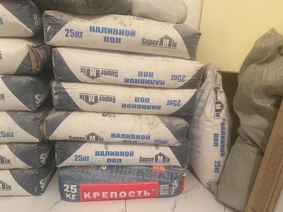 Налевной пол, глад, кафель клей