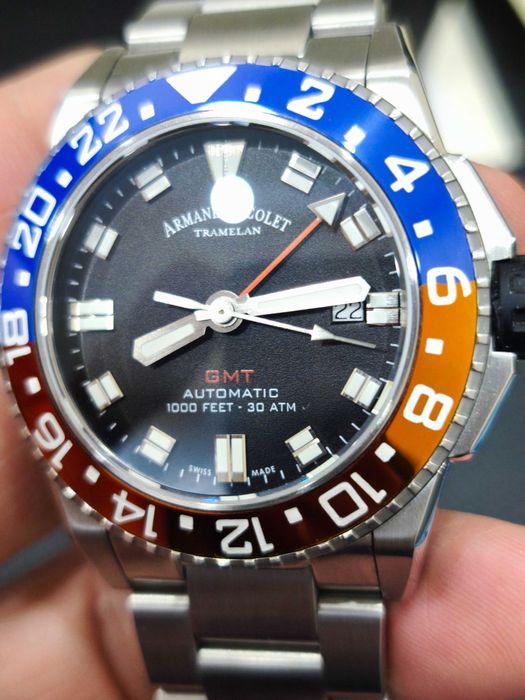 Часовник Armand Nicolet Js9 Gmt