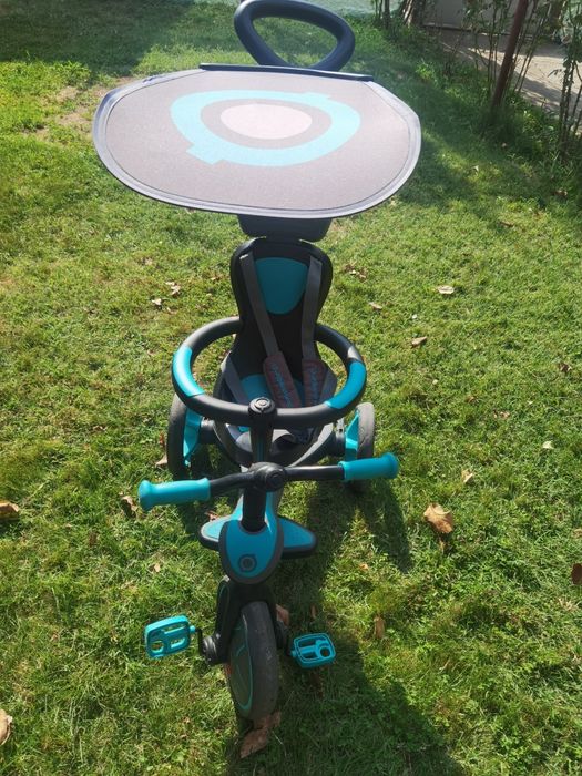 Детска триколка 4 в 1 Globber -Trike Explorer, синьо-зелена