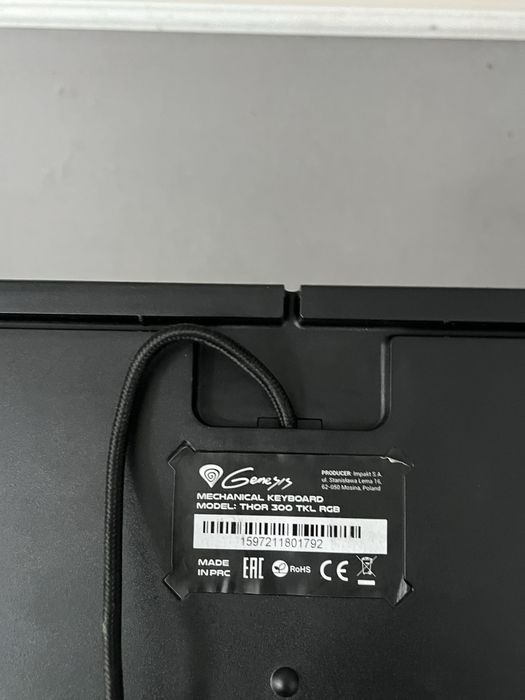 Геймърска клавиатура Genesiss RGB