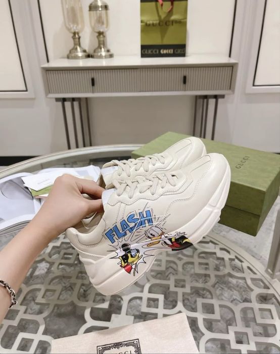 Gucci X Disney Rhyton Donald Duck Sneakers