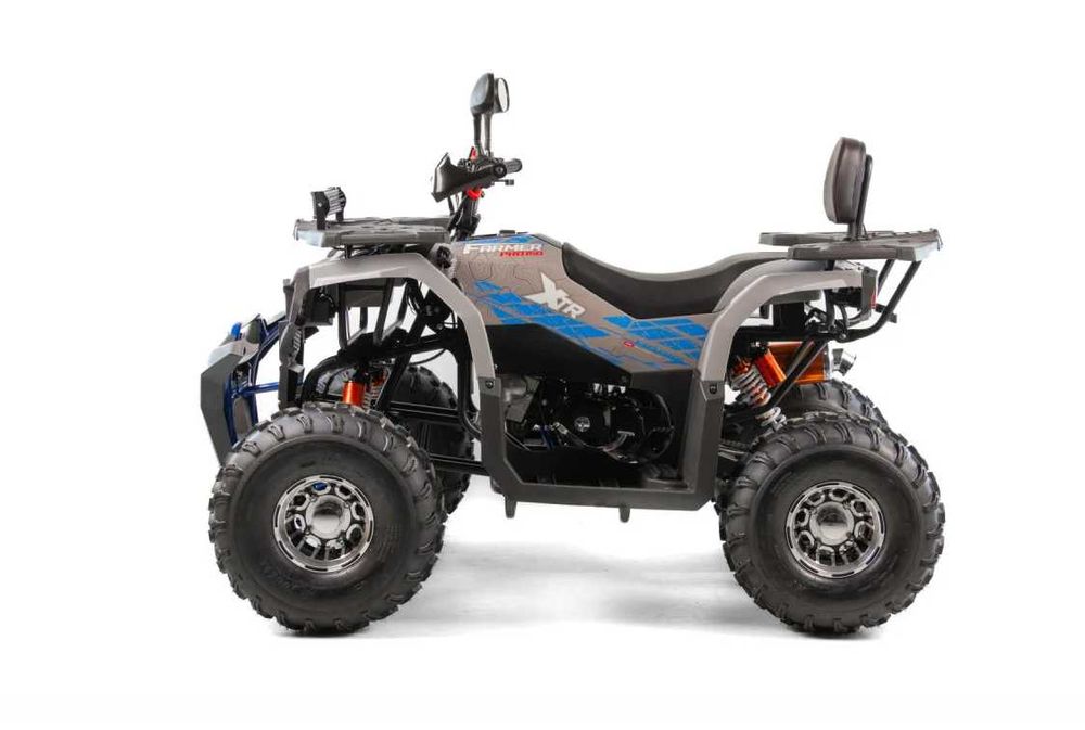 ATV XTR Pro Farmer 019, roti 8 inch, 150cc, 3+1 viteze, gri/albastru