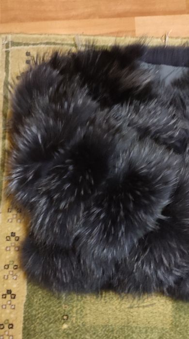 Jacheta Haina blana naturala 100% noua marimea 40 pt L-XL deosebit gri