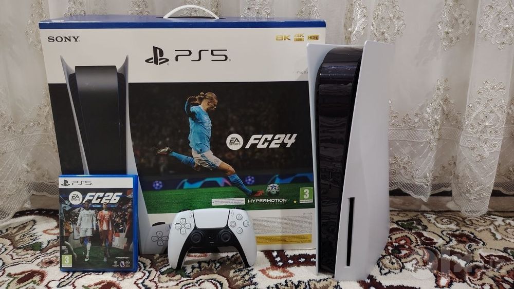 Playstation 5 Fat дискаводим 825.gb состояние идеальное 2 джостик