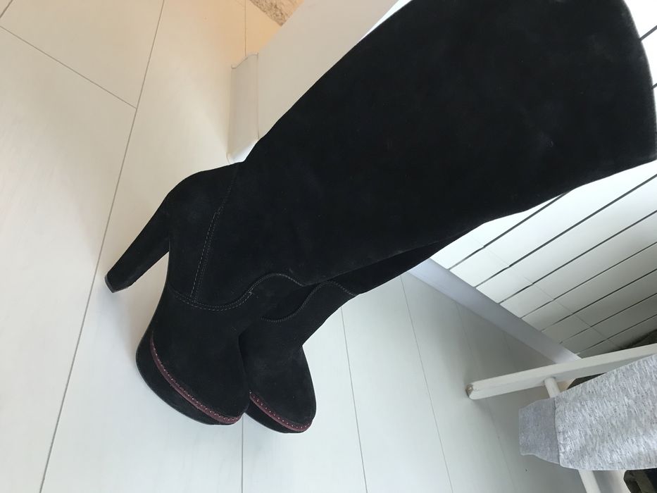 Cizme negre piele naturala marimea 38