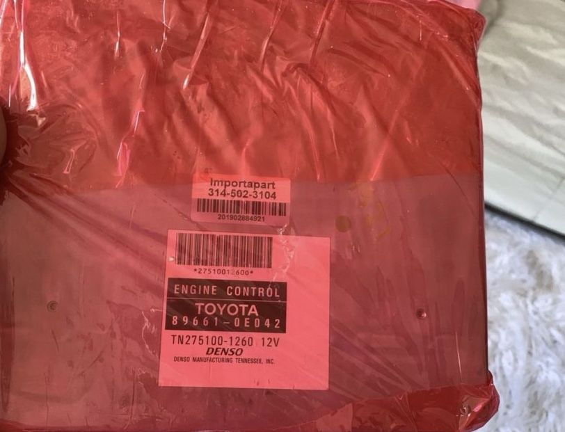 Блок ЭБУ, Мозги 89661-0E042 для lexus rx330 (лексус 330),