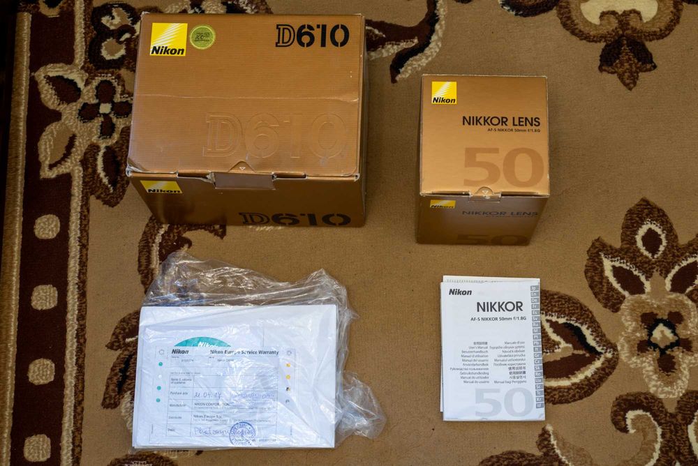 Nikon D610 + NIKKOR 50 mm f/1.8G