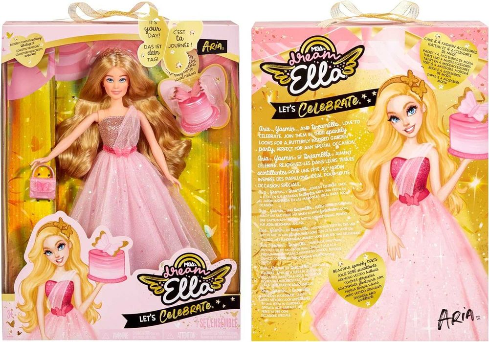Кукла Dream Ella Хайде да празнуваме Aria MGA Entertainment