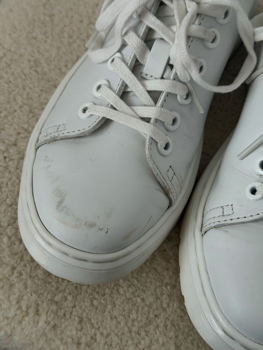 Adidasi Dr. Martens Dante albi din piele marimea 38