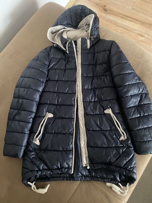 Тъмносиньо дамско яке