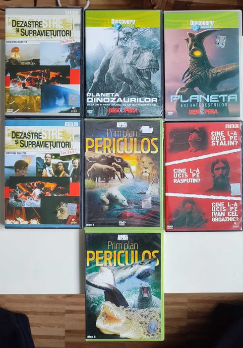 DVD-uri filme documentare, Discovery, BBC, subtitrate