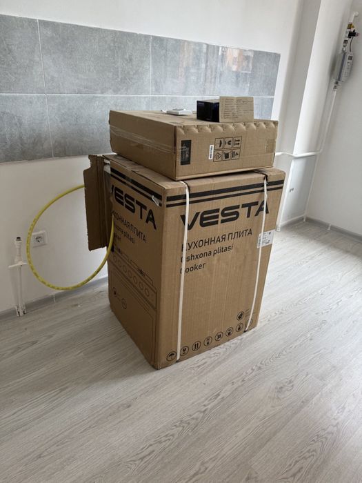 Продается газовая плита, вытяжка, и мойка.