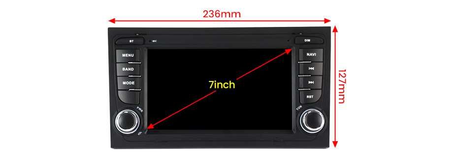 Navigatie Android 14 AUDI A4 B6 B7 Carplay Waze YouTube + CAMERA