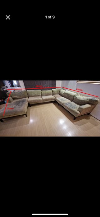 Подарявам П-образен диван от 3 части